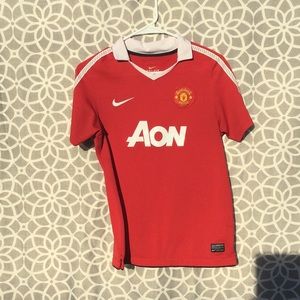 Vintage Manchester United Youth Large Futball